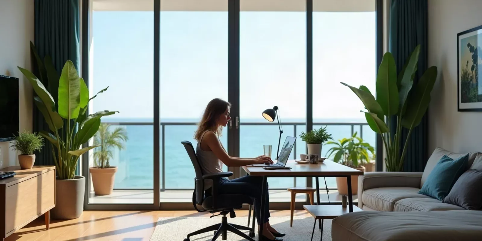 Apartamento ideal para trabajar desde casa en Miami Beach